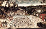 CRANACH, Lucas the Elder, The Fountain of Youth dfg